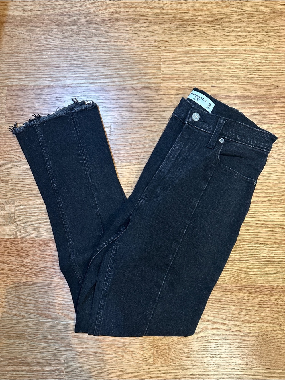 Abercrombie & Fitch Black Jeans - The Skinny High Rise - 27/4S